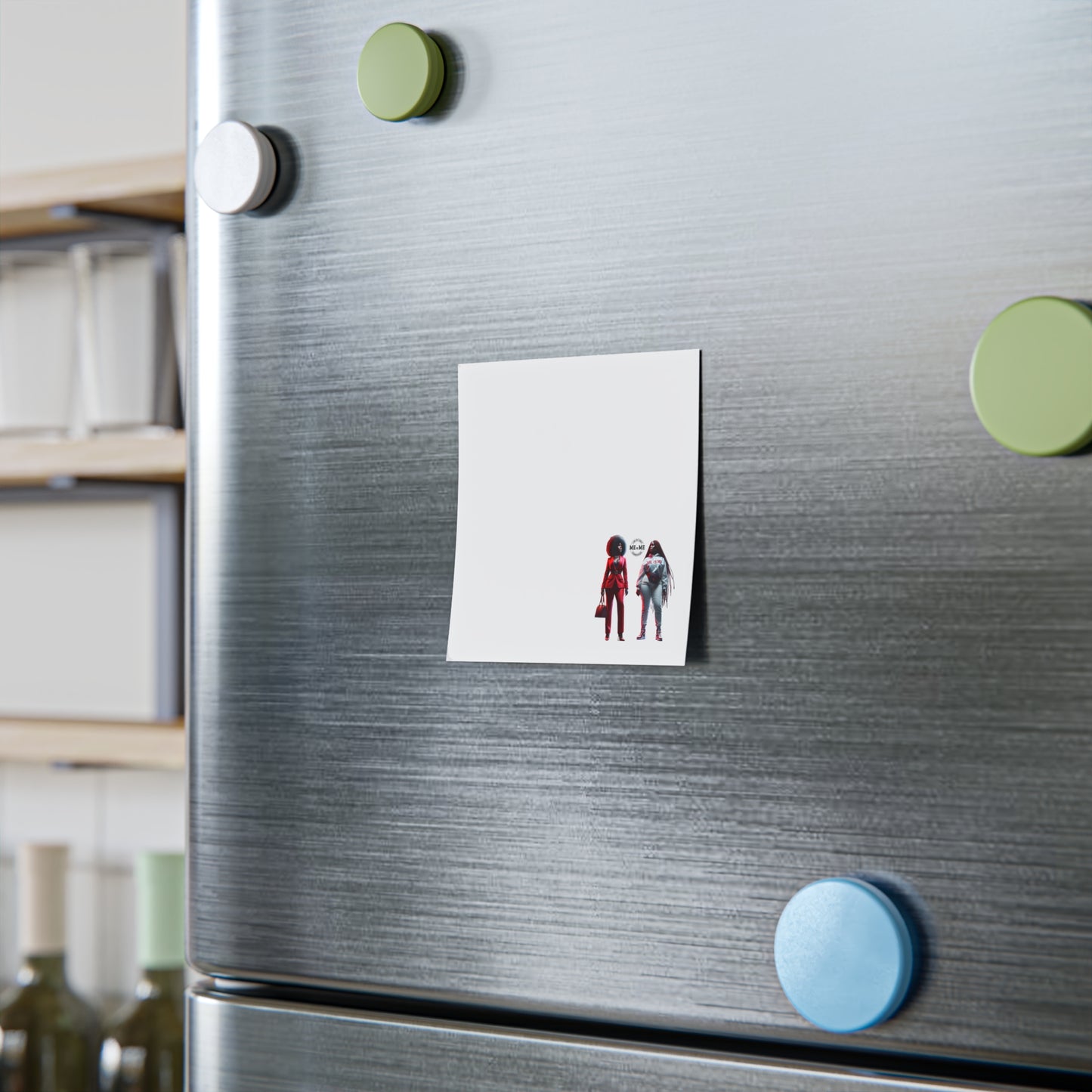 Me Vs Me Red Plain Post-it® Note Pads