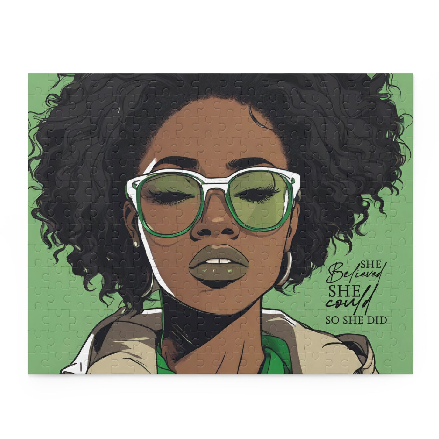 She Believed She Could Puzzle (120, 252, 500-Piece)
