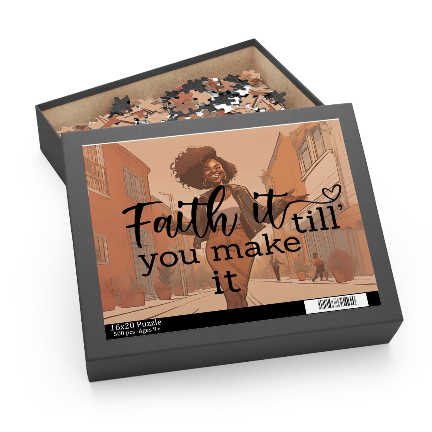 Faith It Til You Make It Puzzle (120, 252, 500-Piece)