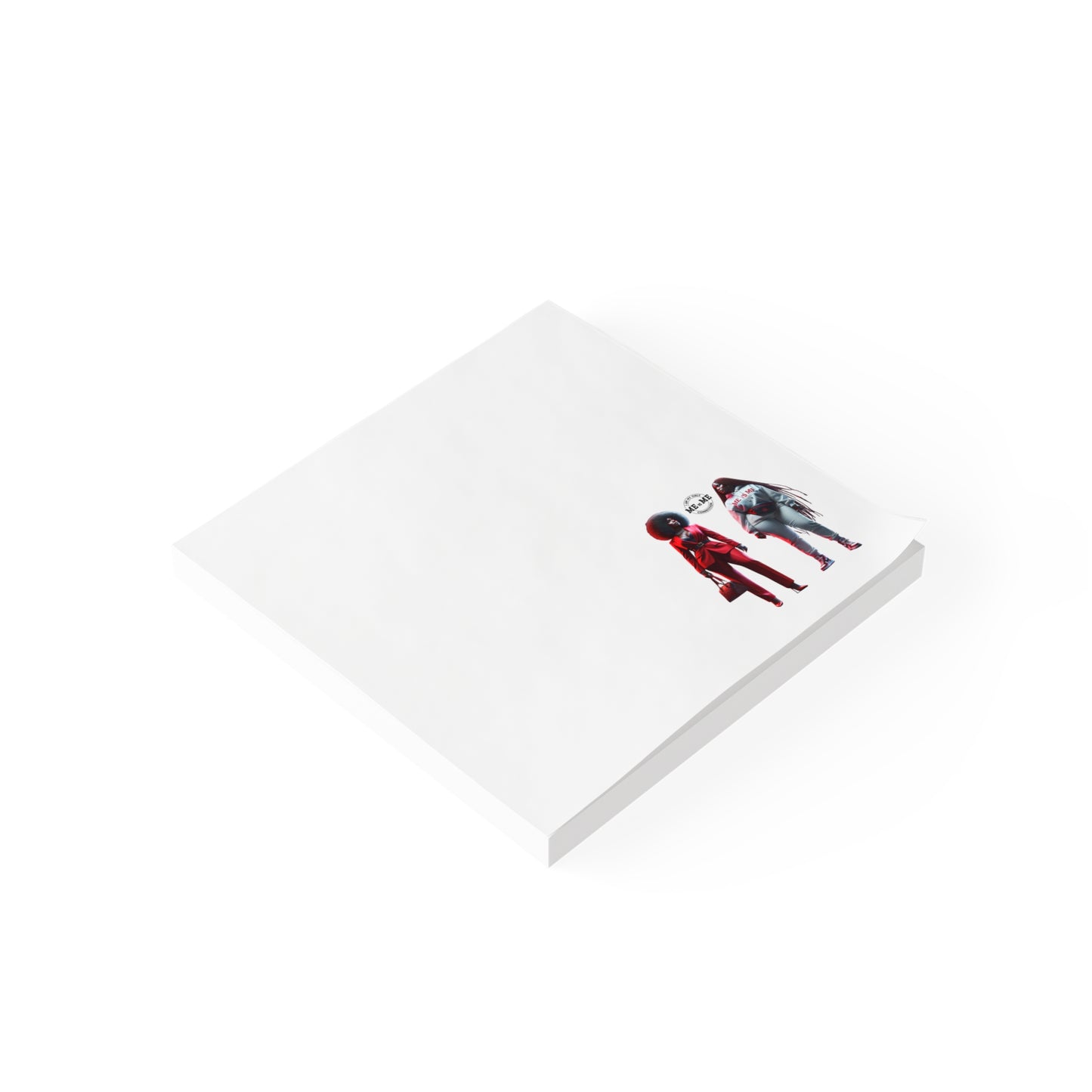 Me Vs Me Red Plain Post-it® Note Pads