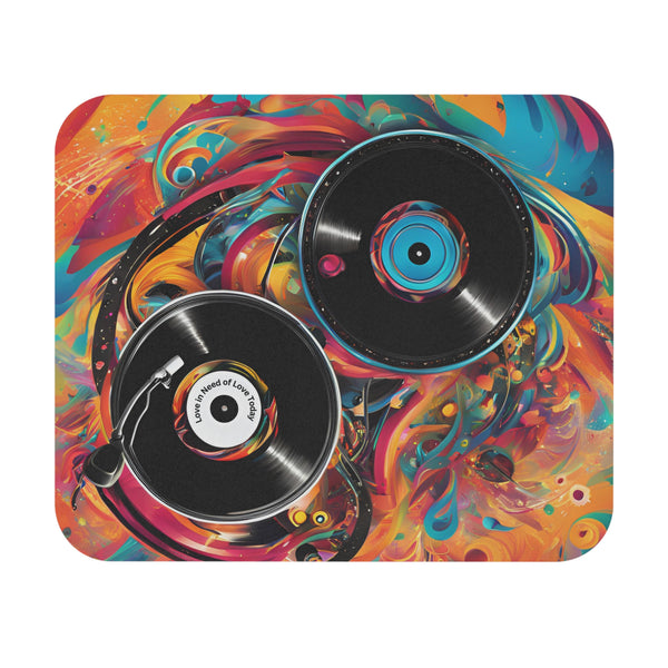 Record "Love in Need of Love Today Mouse Pad (Rectangle)