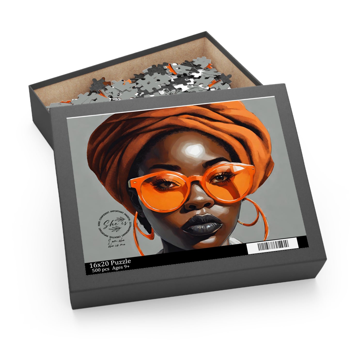 She Is (Orange) Puzzle (120, 252, 500-Piece)