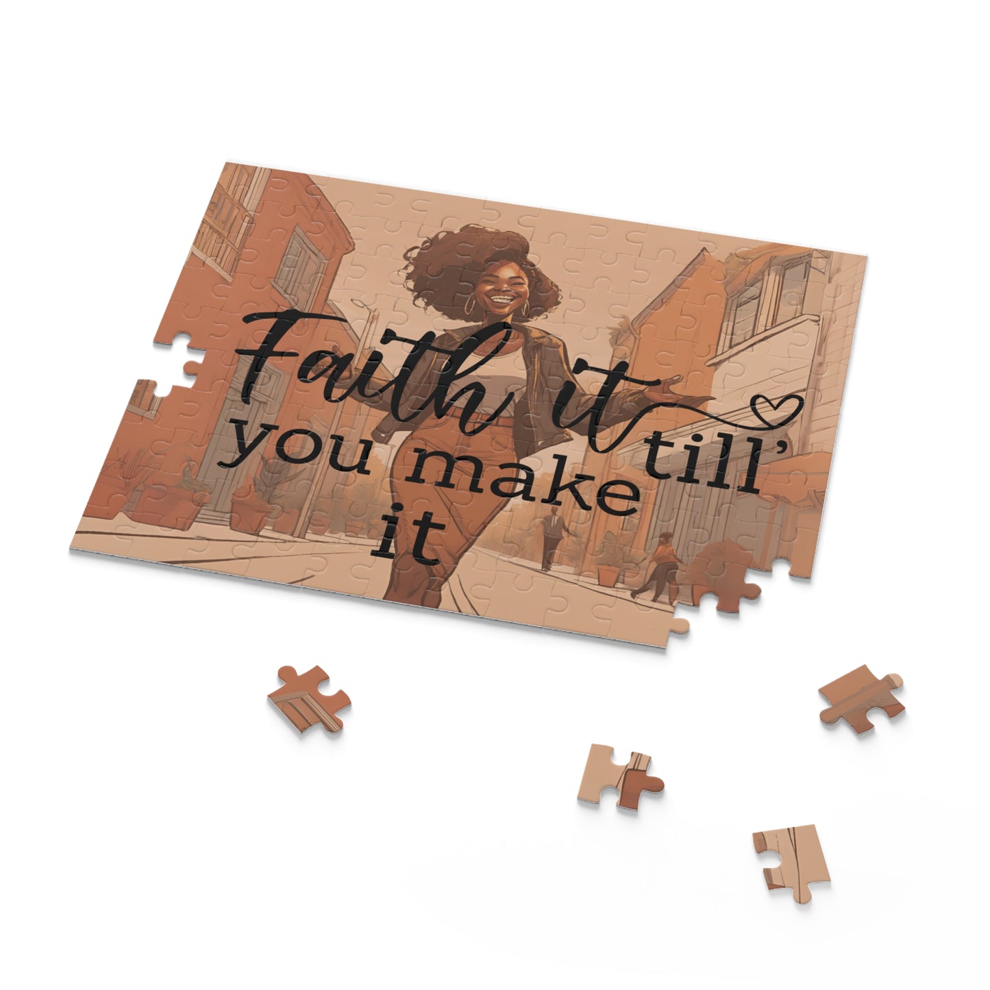 Faith It Til You Make It Puzzle (120, 252, 500-Piece)