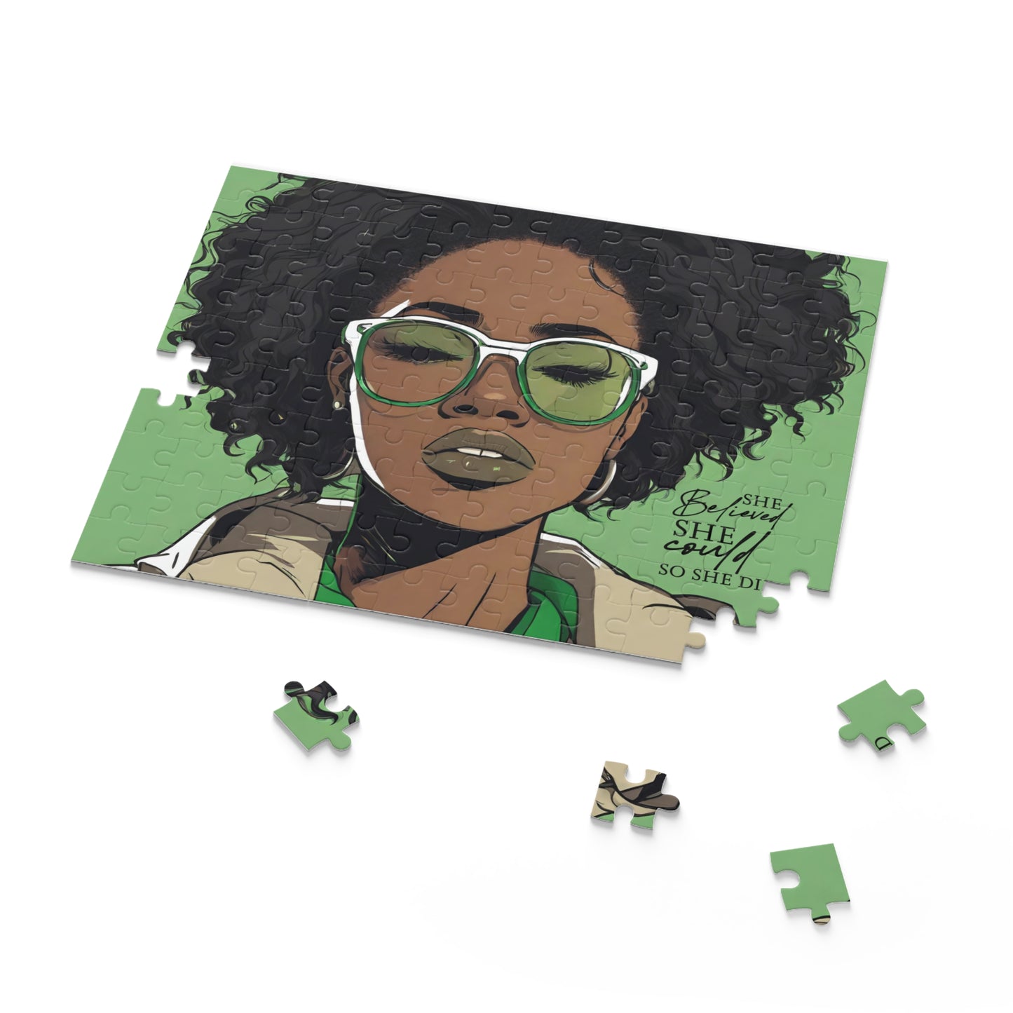 She Believed She Could Puzzle (120, 252, 500-Piece)