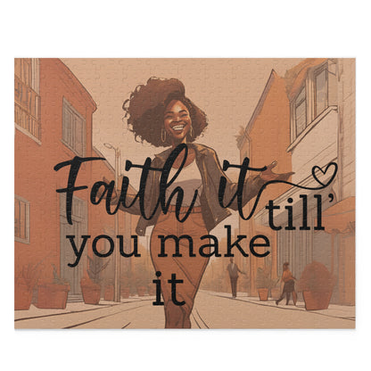 Faith It Til You Make It Puzzle (120, 252, 500-Piece)