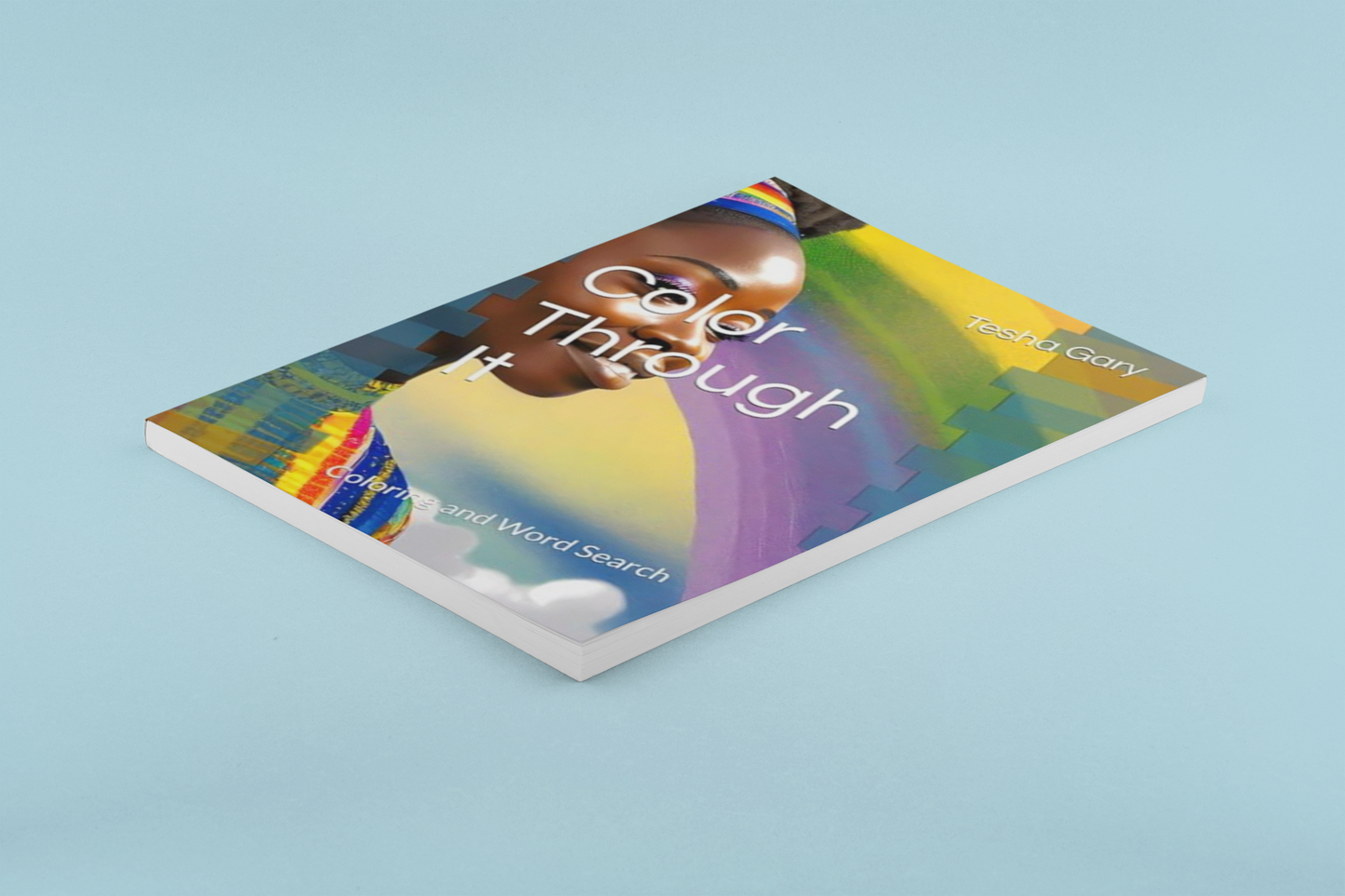 Color Through It (Coloring Book and Word Search)