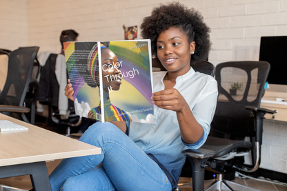 Color Through It (Coloring Book and Word Search)