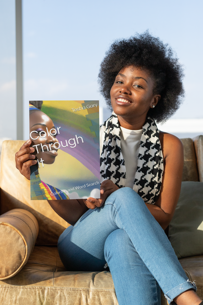 Color Through It (Coloring Book and Word Search)