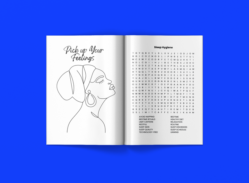 Color Through It (Coloring Book and Word Search)